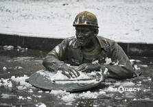 Сніжний ранок у Харкові (фото)