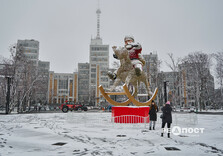 Сніжний ранок у Харкові (фото)