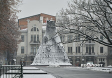 Сніжний ранок у Харкові (фото)