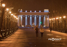 У Центральному парку Харкова тимчасово увімкнули святкову ілюмінацію (фото)
