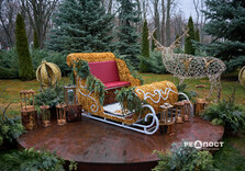 Сад Шевченко у Харкові готують до свят (фото)