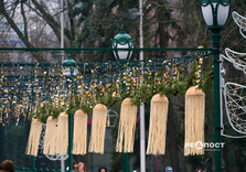 Сад Шевченко у Харкові готують до свят (фото)