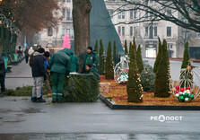 Сад Шевченко у Харкові готують до свят (фото)