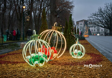 Сад Шевченко у Харкові готують до свят (фото)