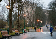 Сад Шевченко у Харкові готують до свят (фото)