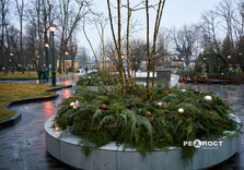 Сад Шевченко у Харкові готують до свят (фото)