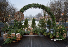 Сад Шевченко у Харкові готують до свят (фото)