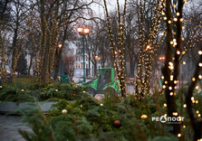 Сад Шевченко у Харкові готують до свят (фото)