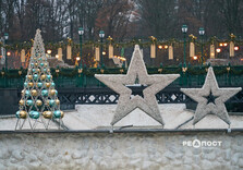 Сад Шевченко у Харкові готують до свят (фото)