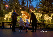 У центрі Харкова вмикали святкову ілюмінацію в тестовому режимі (фото)