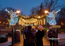 У центрі Харкова вмикали святкову ілюмінацію в тестовому режимі (фото)