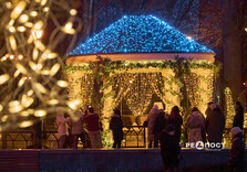 У центрі Харкова вмикали святкову ілюмінацію в тестовому режимі (фото)