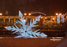 У центрі Харкова вмикали святкову ілюмінацію в тестовому режимі (фото)