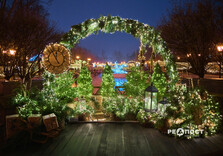 У центрі Харкова вмикали святкову ілюмінацію в тестовому режимі (фото)