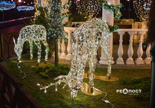 У центрі Харкова вмикали святкову ілюмінацію в тестовому режимі (фото)