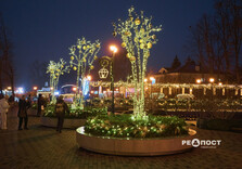 У центрі Харкова вмикали святкову ілюмінацію в тестовому режимі (фото)