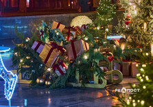 У центрі Харкова вмикали святкову ілюмінацію в тестовому режимі (фото)