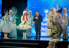 Для дітей з Новобаварського району організували новорічне свято (фото)