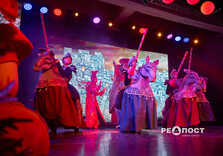 Для дітей з Новобаварського району організували новорічне свято (фото)