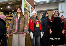 Учні Новобаварського району привітали харків'ян з Різдвом (фото)