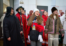 Учні Новобаварського району привітали харків'ян з Різдвом (фото)