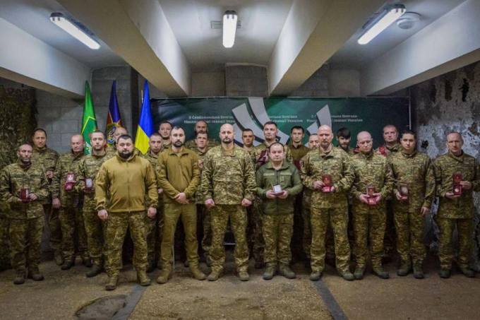 Бійців бригади «Скіф» НГУ нагородили під час робочого візиту командування