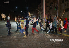 У Харкові ввечері ходили колядники (фото)