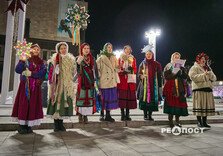 У Харкові ввечері ходили колядники (фото)