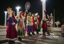 У Харкові ввечері ходили колядники (фото)