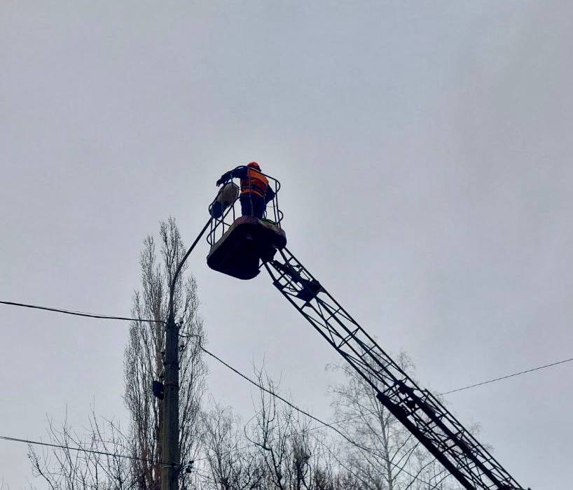 За тиждень «Міськсвітло» ліквідувало десятки аварій