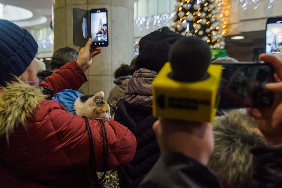 Військовий оркестр бригади «Скіф» провів новорічний концерт у метро Харкова