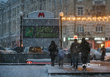 Передноворічний снігопад у Харкові (фото)