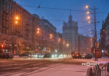 Передноворічний снігопад у Харкові (фото)