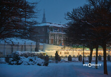 Передноворічний снігопад у Харкові (фото)
