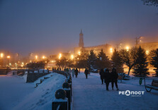 Передноворічний снігопад у Харкові (фото)