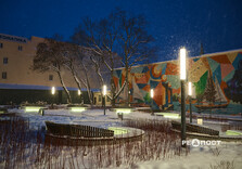 Передноворічний снігопад у Харкові (фото)