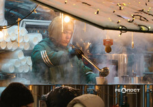 Передноворічний снігопад у Харкові (фото)