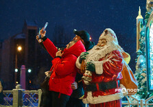 Передноворічний снігопад у Харкові (фото)