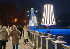 Передноворічний снігопад у Харкові (фото)