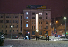 Передноворічний снігопад у Харкові (фото)