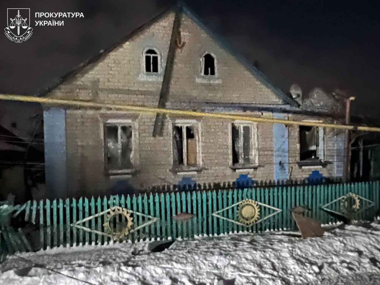 У прокуратурі показали кадри наслідків обстрілів Харківської області