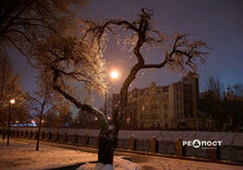 Після дощу у Харкові пішов сніг (фото)