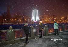 Після дощу у Харкові пішов сніг (фото)