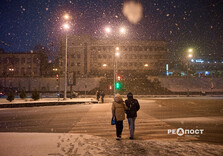 Після дощу у Харкові пішов сніг (фото)