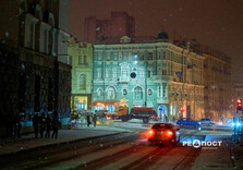 Після дощу у Харкові пішов сніг (фото)