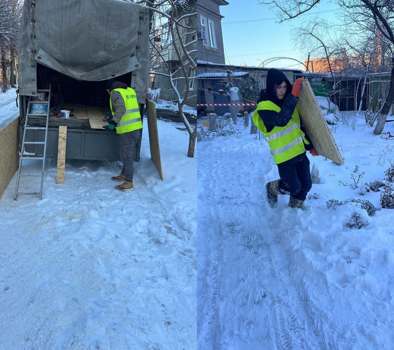 Комунальники Харкова усувають наслідки ударів росіян