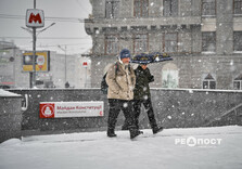 Снігова стихія у Харкові (фото)