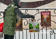 Снігова стихія у Харкові (фото)