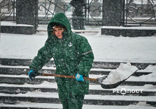 Снігова стихія у Харкові (фото)
