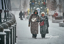 Снігова стихія у Харкові (фото)